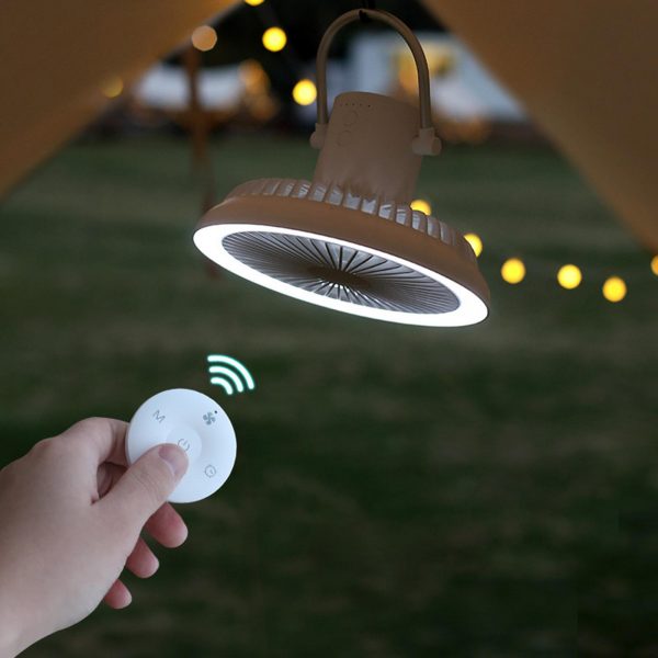 Outdoor Camping Fan Portable USB Rechargeable - Image 3