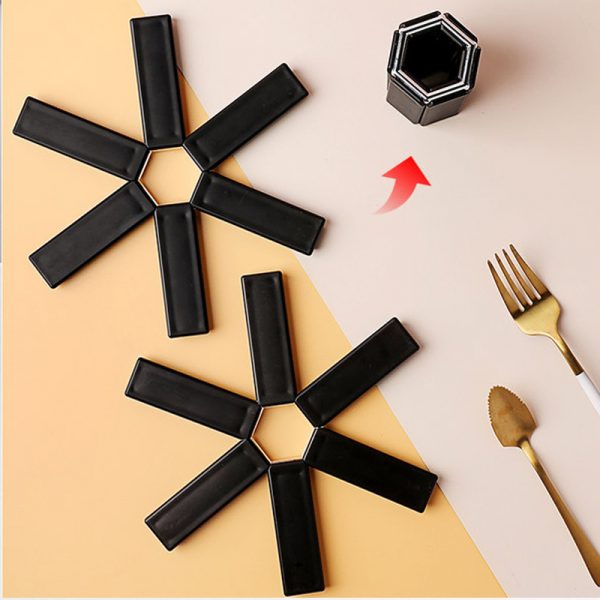 Foldable Pan Mat Sturdy Heat Resistant ABS Heat-insulated - Image 4