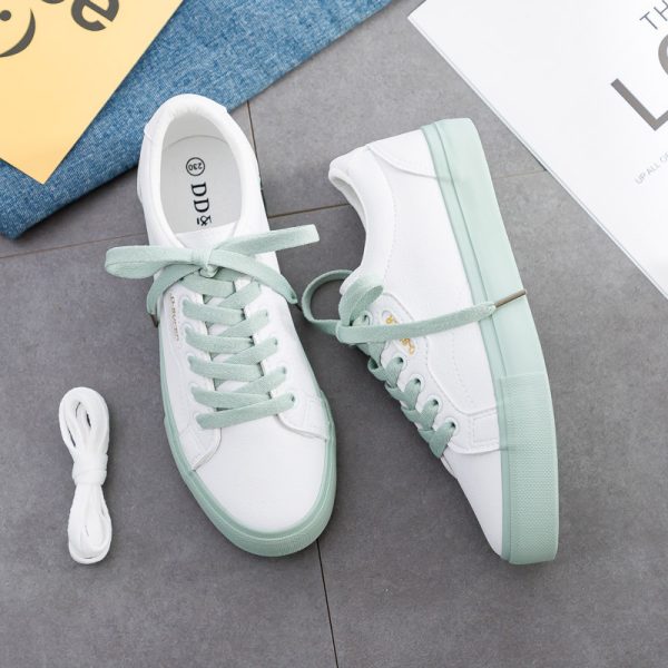 Best Running Shoes White Womens Trendy Sneakers 35-40 - Image 2