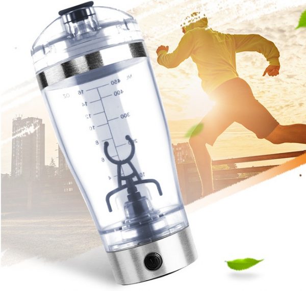Electric Protein Shake Stirrer USB Shake Bottle Milk Coffee Blender - Image 6