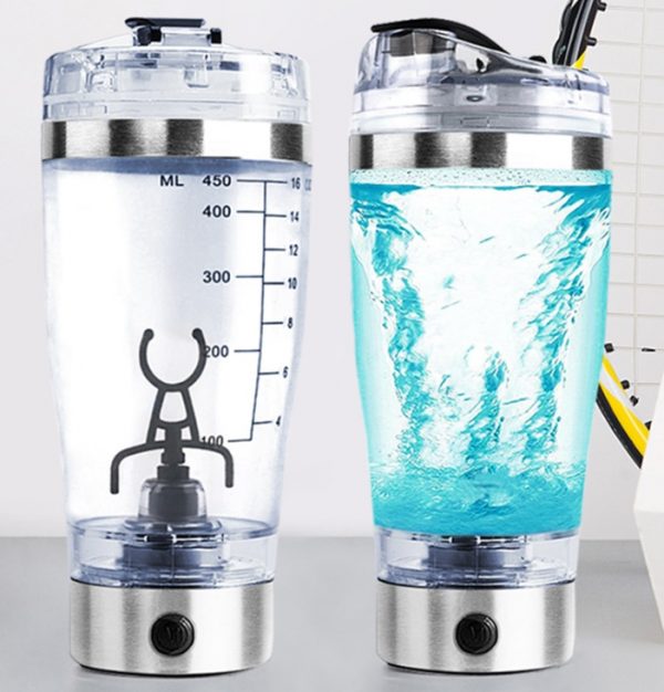 Electric Protein Shake Stirrer USB Shake Bottle Milk Coffee Blender - Image 8