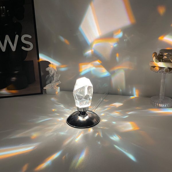 Led Crystal Night Light With Remote Control Bedroom Decor - Image 3