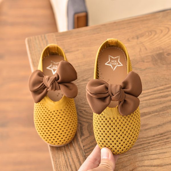 Girls Princess Sneakers Solid Color Lace - Image 3