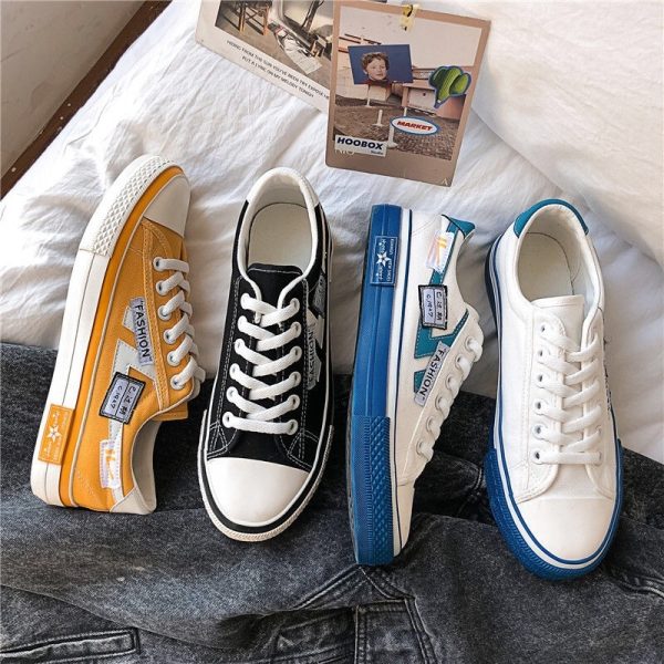 Men's All-match Casual Breathable Canvas Shoes - Image 3