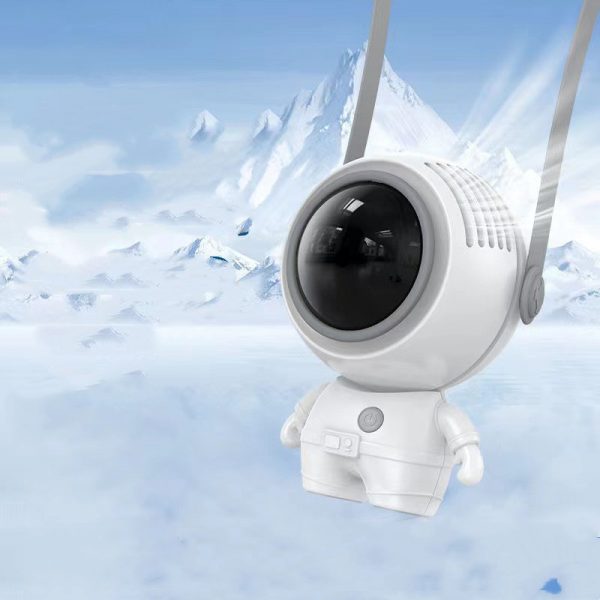 Personal Neck Fans USB Rechargeable Astronaut Small Fan - Image 5