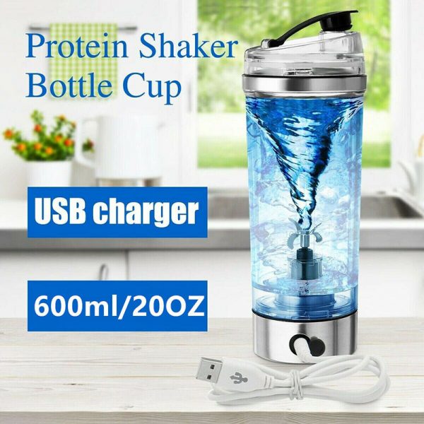 Electric Protein Shake Stirrer USB Shake Bottle Milk Coffee Blender - Image 2