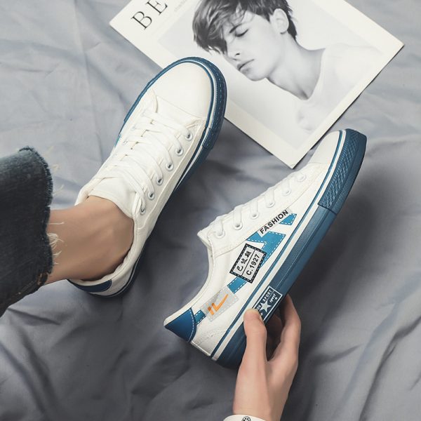 Men's All-match Casual Breathable Canvas Shoes - Image 2