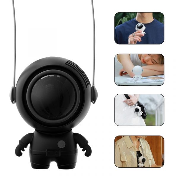 Personal Neck Fans USB Rechargeable Astronaut Small Fan