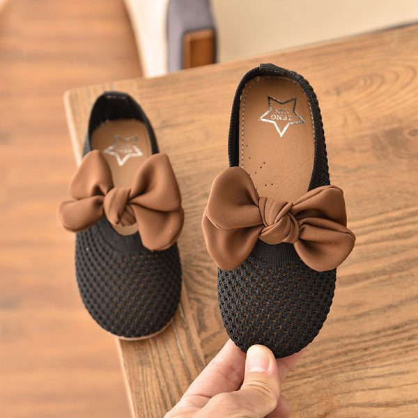 Girls Princess Sneakers Solid Color Lace - Image 2