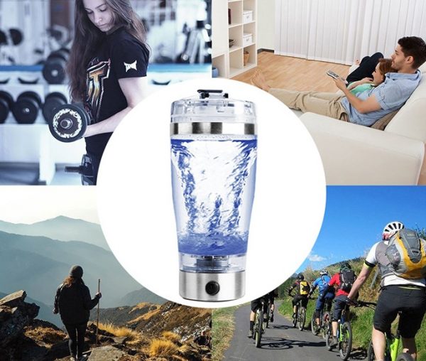 Electric Protein Shake Stirrer USB Shake Bottle Milk Coffee Blender - Image 7
