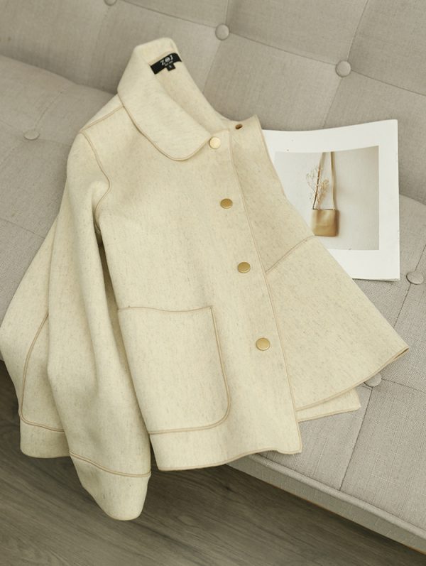 Double Sided Woolen Coat Women Short Short - Image 4