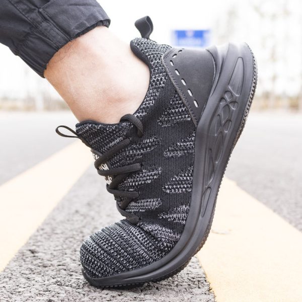 Extra Wide Safety Shoes – Breathable & Anti-Smashing Work Footwear - Image 6