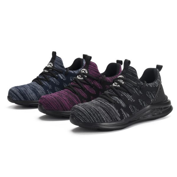 Extra Wide Safety Shoes – Breathable & Anti-Smashing Work Footwear