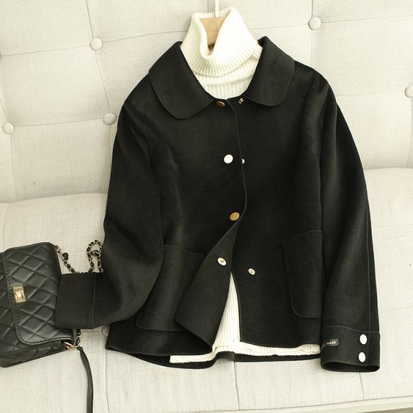 Double Sided Woolen Coat Women Short Short - Image 6