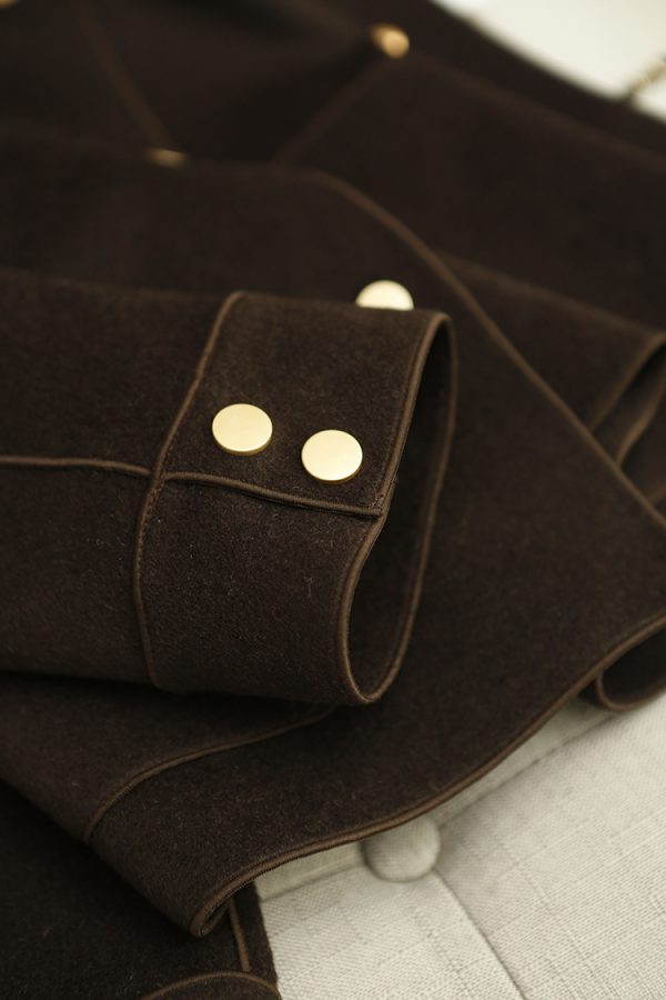 Double Sided Woolen Coat Women Short Short - Image 3