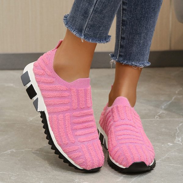 Women's Mesh Breathable Solid Color Casual Shoes - Image 2
