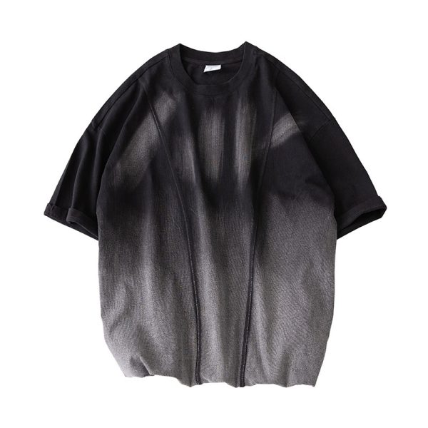 Dark water washing process short sleeve - Image 3