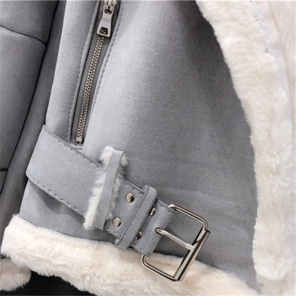 Lamb fur coat female winter short paragraph - Image 3