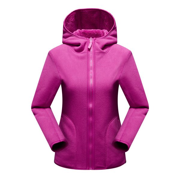 Fashion Outdoor Thick Warm Polar Fleece Jacket - Image 6