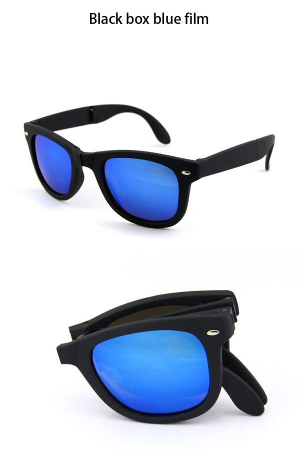 Men Shopping Travel Colorful UV400 Folding Sunglasses - Image 8