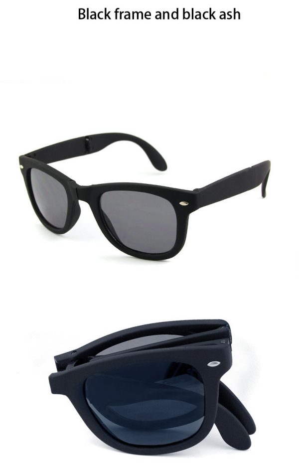 Men Shopping Travel Colorful UV400 Folding Sunglasses - Image 5