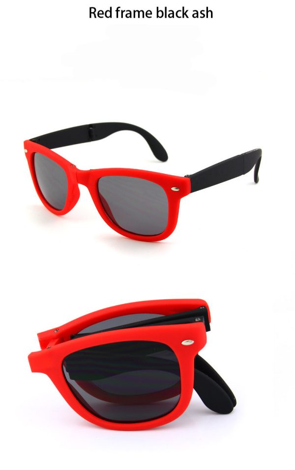 Men Shopping Travel Colorful UV400 Folding Sunglasses - Image 6
