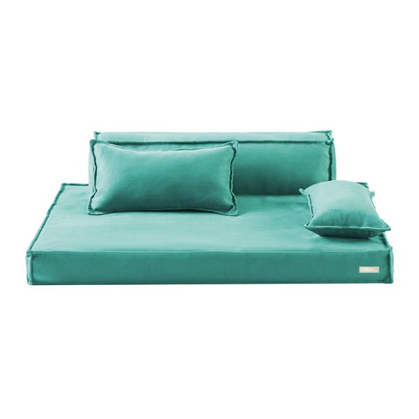 Memory Foam for Puppy Pets Waterproof Solid for Small Large Dogs Removable Cover Suede - Image 2