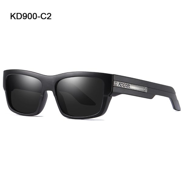 Square Frame Glasses With Thick Line Temples - Image 2
