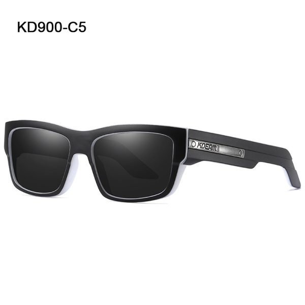 Square Frame Glasses With Thick Line Temples - Image 5