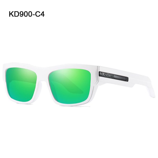 Square Frame Glasses With Thick Line Temples - Image 4