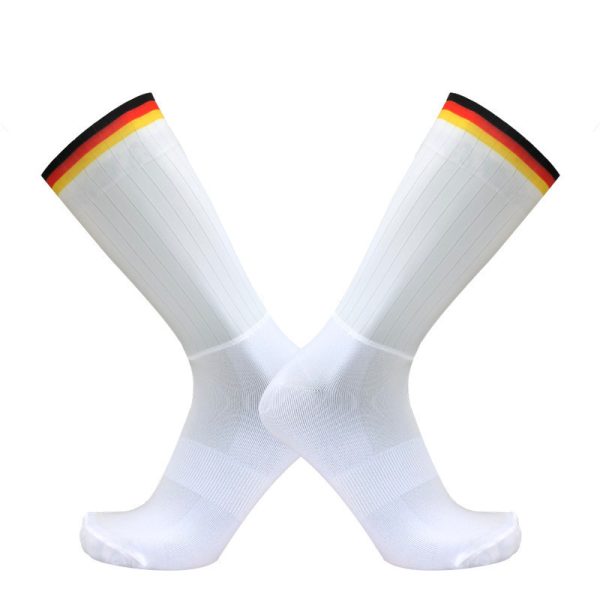 Team Version Of Aerodynamic Cycling Socks Men And Women Socks Non-Slip Silicone Cycling Socks Aero Socks - Image 6
