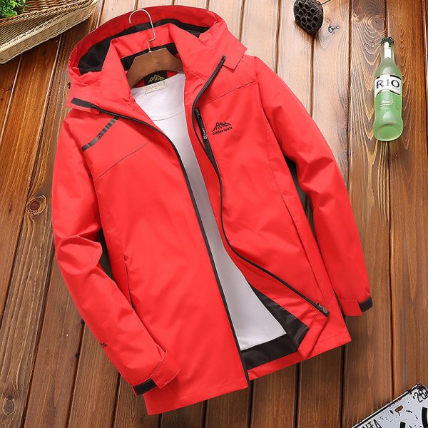 Outdoor Sports Mountaineering Clothing Loose Large Size Single Layer Jacket - Image 6