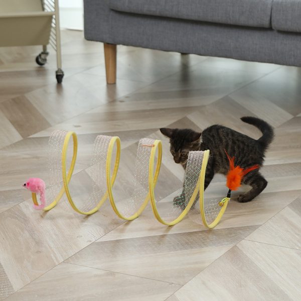 New Pet Toys S Type Cat Tunnel Toy Folding Channel Pets Supplies - Image 2