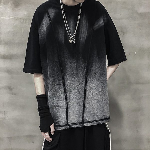 Dark water washing process short sleeve - Image 7