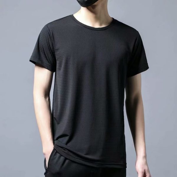 Men's Loose Round Neck Plus Size Short Sleeve T-shirt - Image 5
