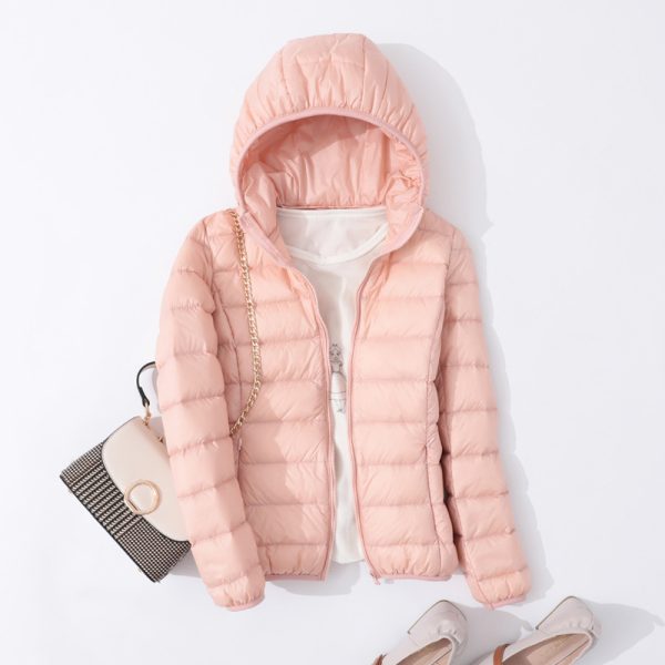 Slim Slimming Portable Short And Thin Down Jacket Women - Image 2