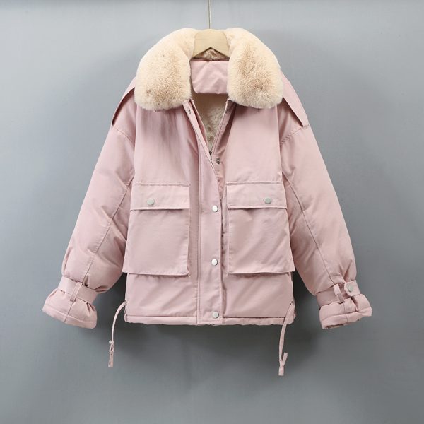 Korean Women's Casual Short Down Padded Jacket - Image 2