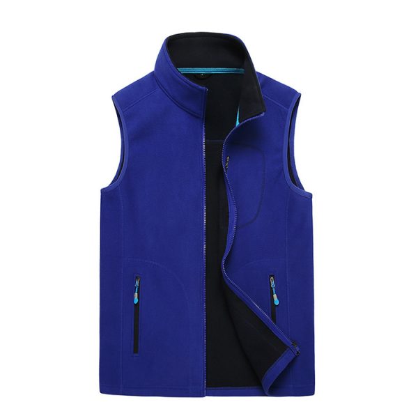 Outdoor Fleece Vest Couple Style Outerwear Jacket - Image 9