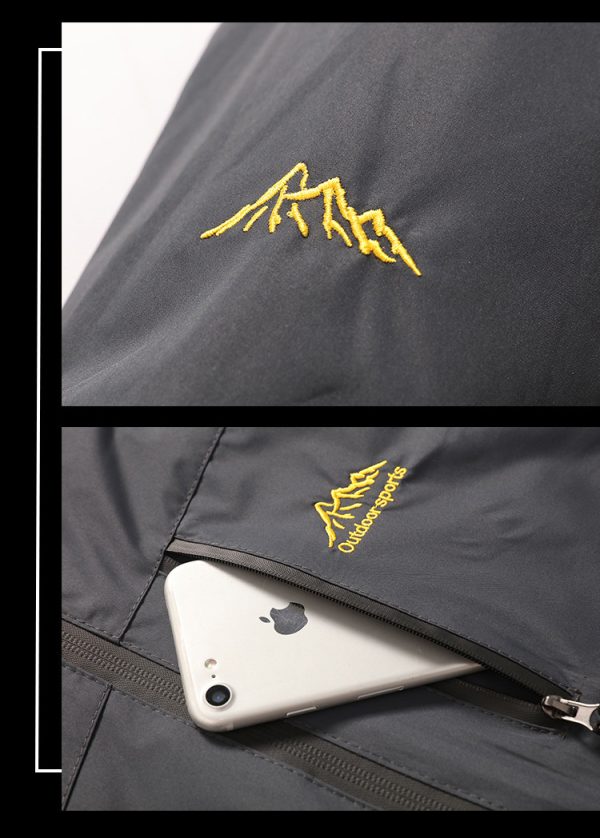 Outdoor Sports Mountaineering Clothing Loose Large Size Single Layer Jacket - Image 4