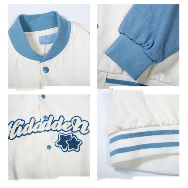 Men's American Retro Loose Stitching Jacket - Image 2