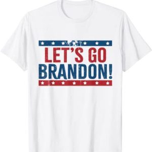 LETS GO BRANDON English Creative Street Round Neck Short-sleeved T-shirt