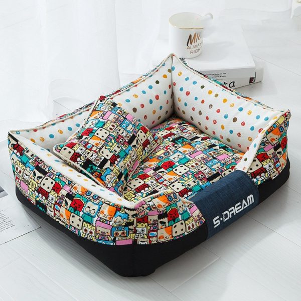 New House Dogs Product Bed Accessories Pets Cats Mat - Image 2
