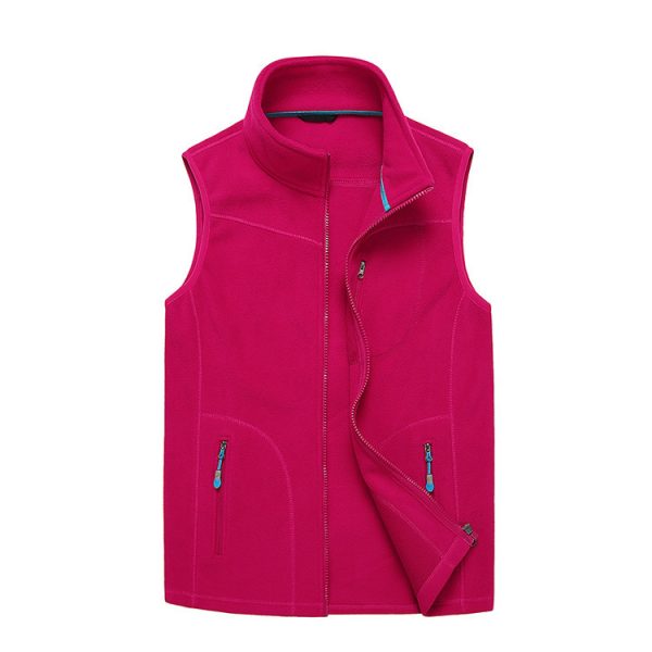 Outdoor Fleece Vest Couple Style Outerwear Jacket - Image 4