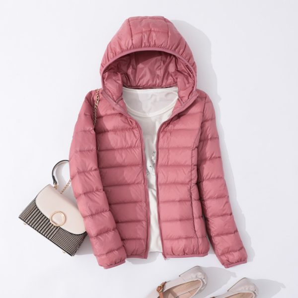 Slim Slimming Portable Short And Thin Down Jacket Women - Image 4