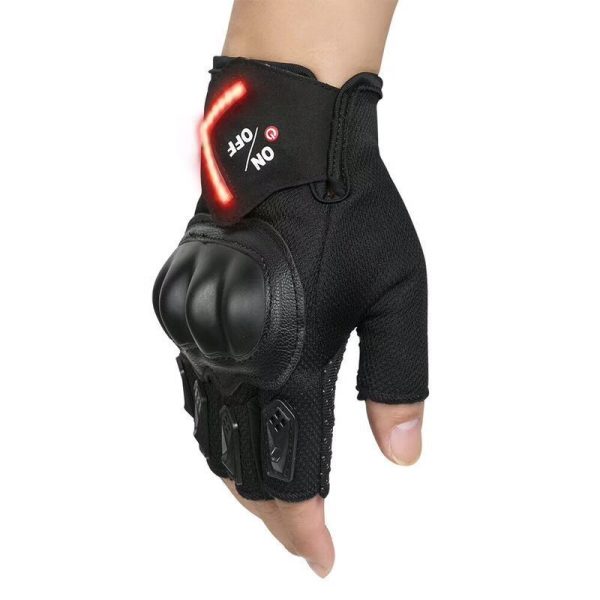 Turning Automatic Induction Turn Signal Gloves Warning Light Gloves - Image 7
