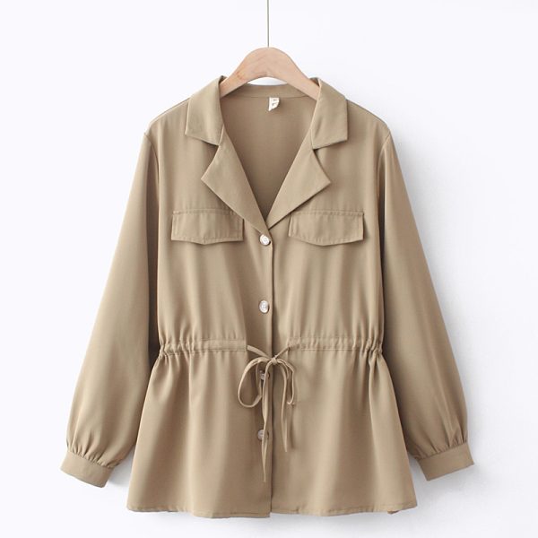 The Blouse Is Thin, Large Size Loose Summer Western Style Female Design Shirt - Image 2