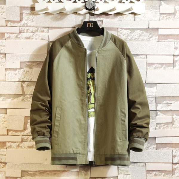 Men Fashion Casual Color Block Jacket - Image 10