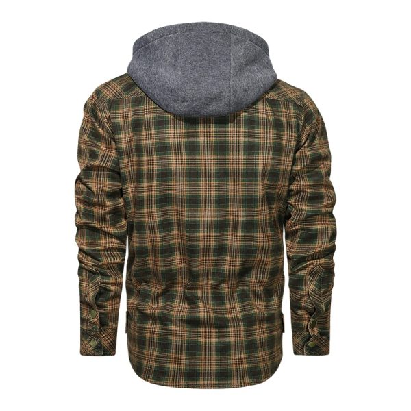 Men Warm Jacket Fleece Thick Autumn Winter Detachable Hoodies Jackets Men Slim Fit Men Clothing - Image 7