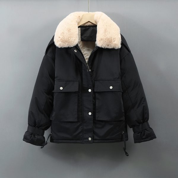 Korean Women's Casual Short Down Padded Jacket - Image 6