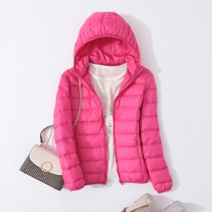 Pure Color Black Hooded Vest Women's Fashion Zipper PU